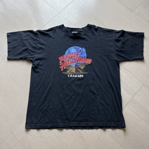 Vintage Planet Hollywood Cancun Short Sleeve T Shirt Men’s Size XL Black